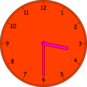 download Clock clipart image with 315 hue color