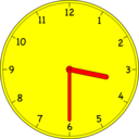 download Clock clipart image with 0 hue color