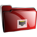 Folder Icon Red Net