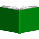 download Book clipart image with 270 hue color