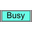 download Digital Display With Busy Text clipart image with 90 hue color