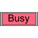 download Digital Display With Busy Text clipart image with 270 hue color