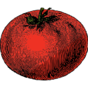 download Tomato clipart image with 0 hue color