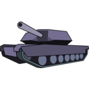 download Tank clipart image with 180 hue color