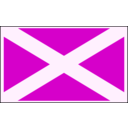 download St Andrews Cross clipart image with 90 hue color