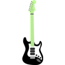 download Electric Guitar clipart image with 45 hue color