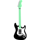 download Electric Guitar clipart image with 90 hue color