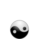 download Ying Yang clipart image with 135 hue color