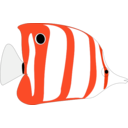 download Tropical Fish clipart image with 315 hue color