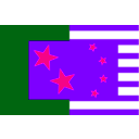 download Alliance Flag Alternate clipart image with 270 hue color