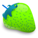 download Strawberry clipart image with 90 hue color