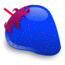 download Strawberry clipart image with 225 hue color