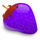 download Strawberry clipart image with 270 hue color