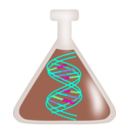 download Dna In A Bottle clipart image with 135 hue color