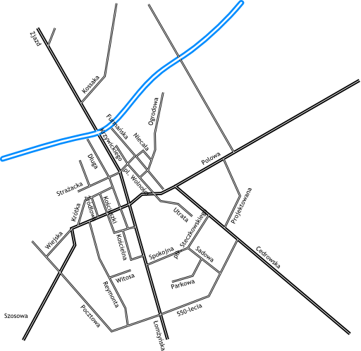 Map Of Stawiska In Poland