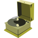 download Phonograph Player clipart image with 45 hue color