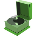 download Phonograph Player clipart image with 90 hue color