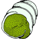 download Rolled Roast clipart image with 90 hue color