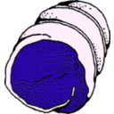 download Rolled Roast clipart image with 270 hue color
