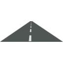 download Open Road clipart image with 0 hue color