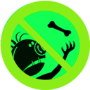 download Do Not Feed The Trolls clipart image with 90 hue color