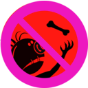 download Do Not Feed The Trolls clipart image with 315 hue color