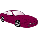 download Blue Car clipart image with 90 hue color