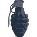 download Hand Grenade clipart image with 180 hue color
