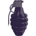 download Hand Grenade clipart image with 225 hue color