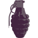 download Hand Grenade clipart image with 270 hue color