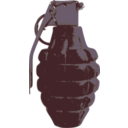 download Hand Grenade clipart image with 315 hue color