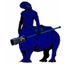 download Turtle Centaur clipart image with 180 hue color