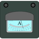 download Ampermeter clipart image with 135 hue color