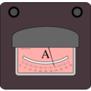 download Ampermeter clipart image with 315 hue color
