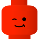 download Lego Smiley Wink clipart image with 315 hue color