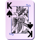 download Guyenne Deck King Of Spades clipart image with 225 hue color
