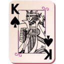 download Guyenne Deck King Of Spades clipart image with 315 hue color