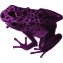download Azureus Frog clipart image with 90 hue color