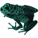 download Azureus Frog clipart image with 315 hue color
