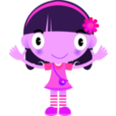 download Yellow Girl clipart image with 270 hue color