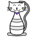 download Kitten clipart image with 270 hue color