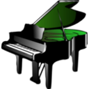 download Piano clipart image with 90 hue color