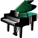 download Piano clipart image with 135 hue color