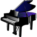 download Piano clipart image with 225 hue color