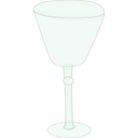 download Wine Glass Empty clipart image with 270 hue color