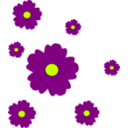 download Flowers clipart image with 0 hue color