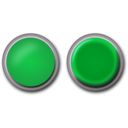 download Red Button clipart image with 135 hue color