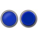 download Red Button clipart image with 225 hue color