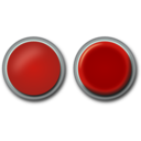 download Red Button clipart image with 0 hue color