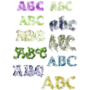 download Ten Text Textures clipart image with 45 hue color